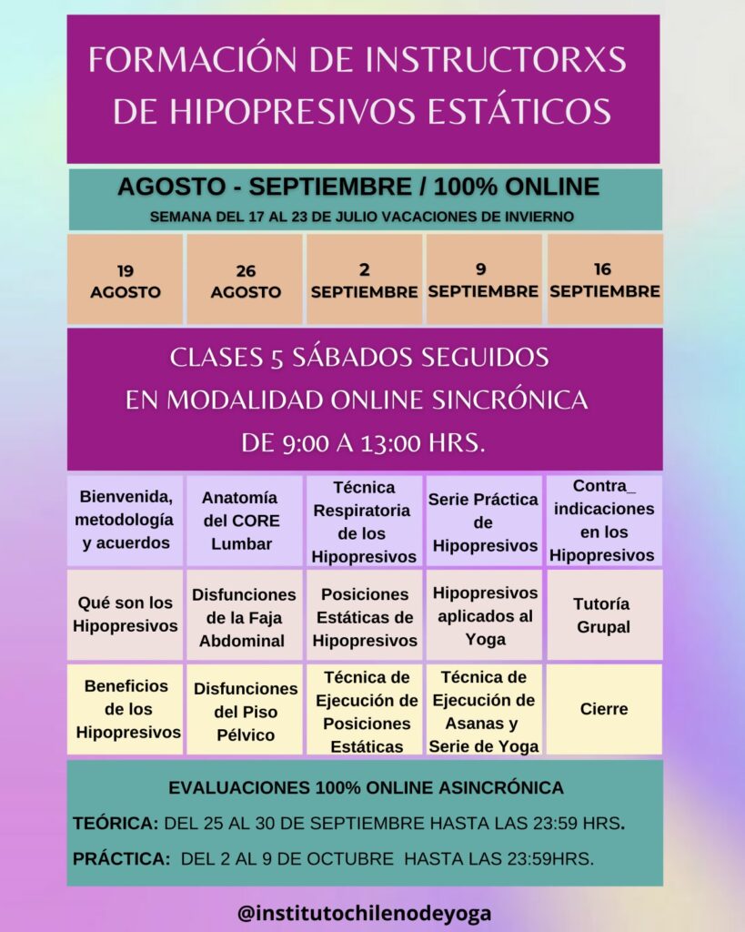 formacion hipopresivos instituto chileno de yoga